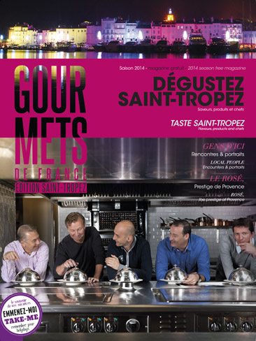 couverture du magazine gourmets de france edition saint tropez 2